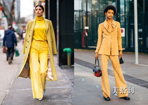 初春黄色服装称霸街头,时髦精们都在用它开启时尚穿搭的新篇章